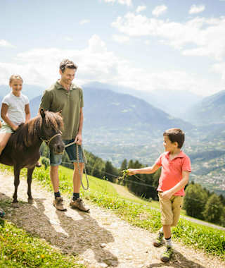 Bei der Taser-Alm oberhalb von Schenna